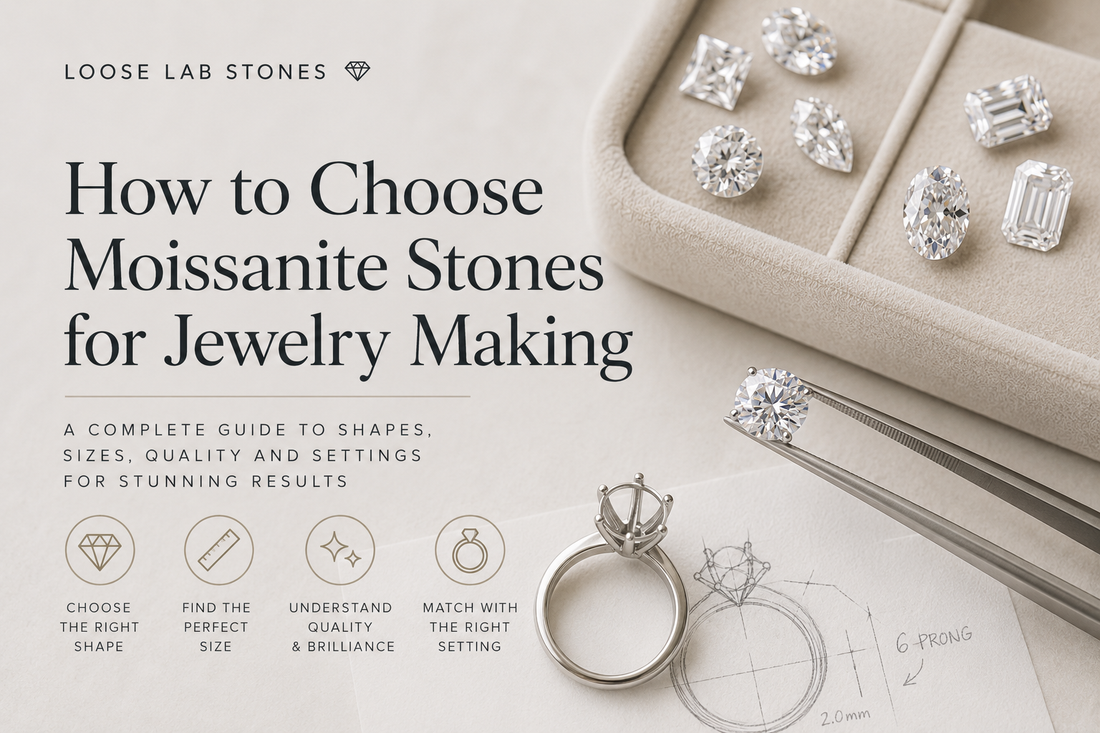 How to Choose Moissanite Stones for Jewelry Making