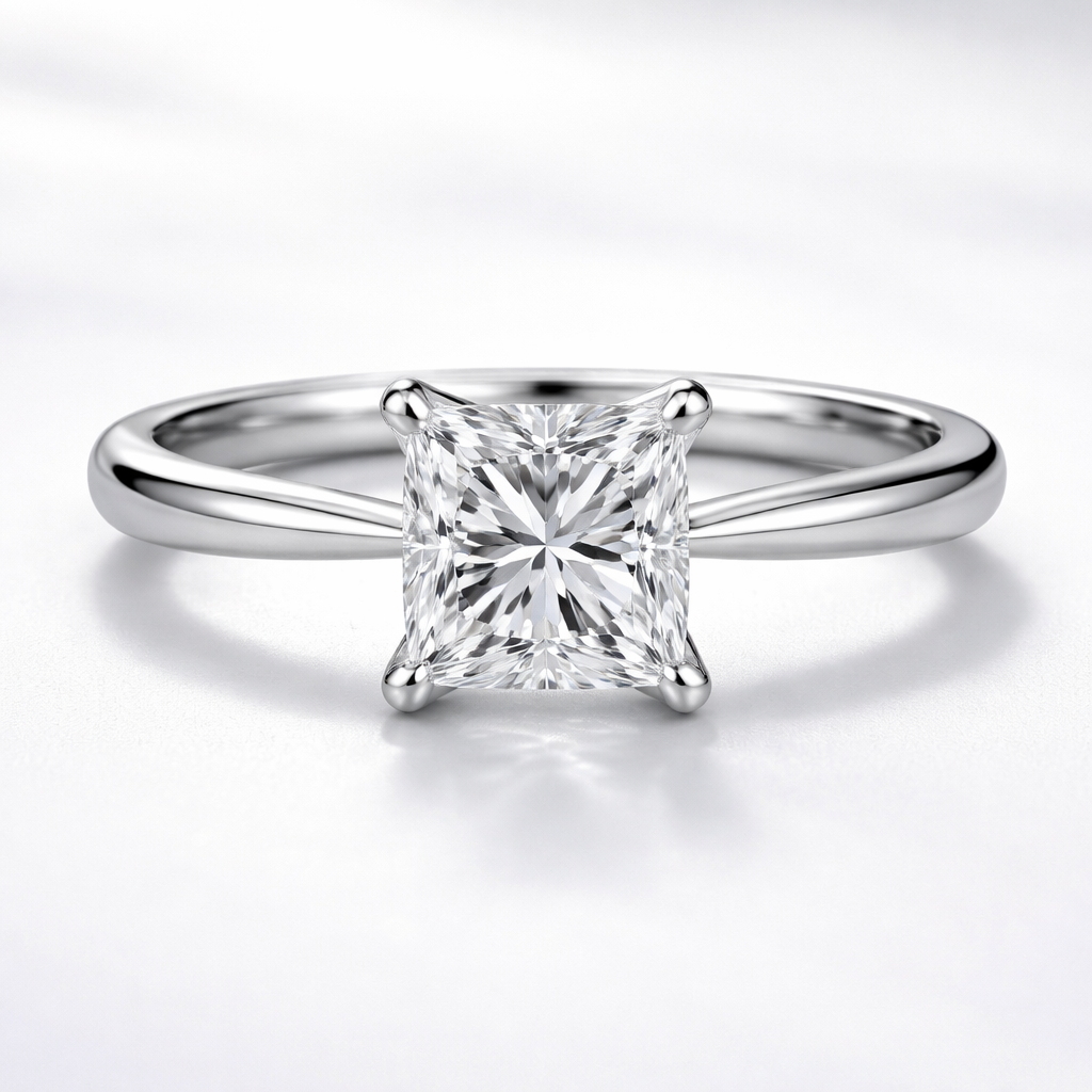 Princess Cut Moissanite