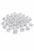 Round Moissanite Side Stones