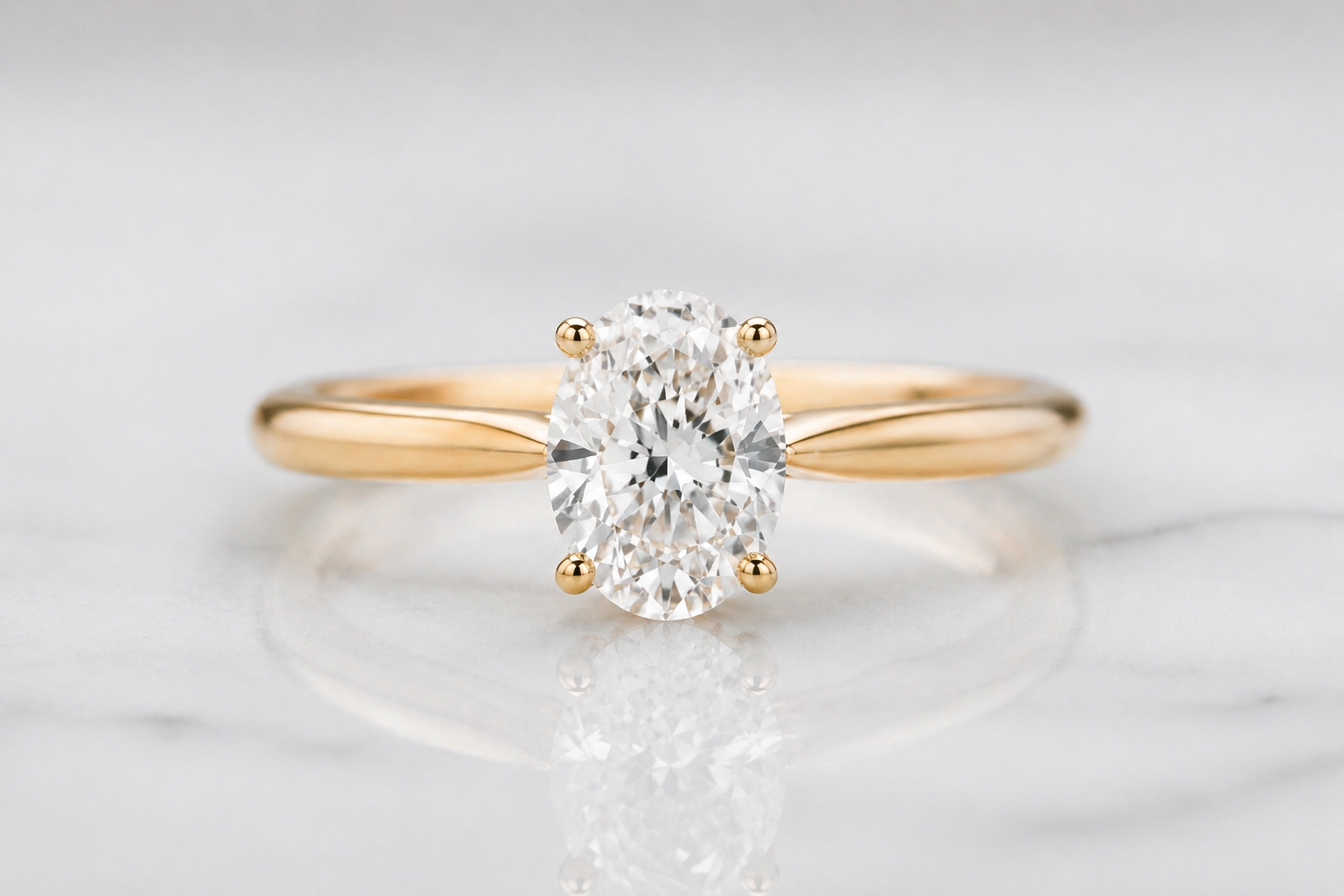 Oval Cut Moissanite Stone