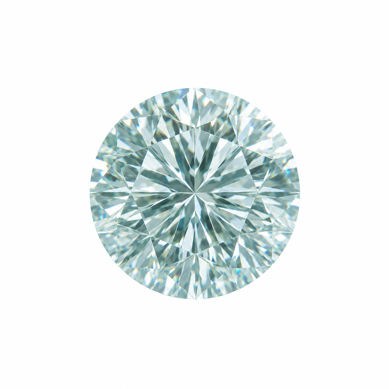 Colorful Moissanite Side Stones