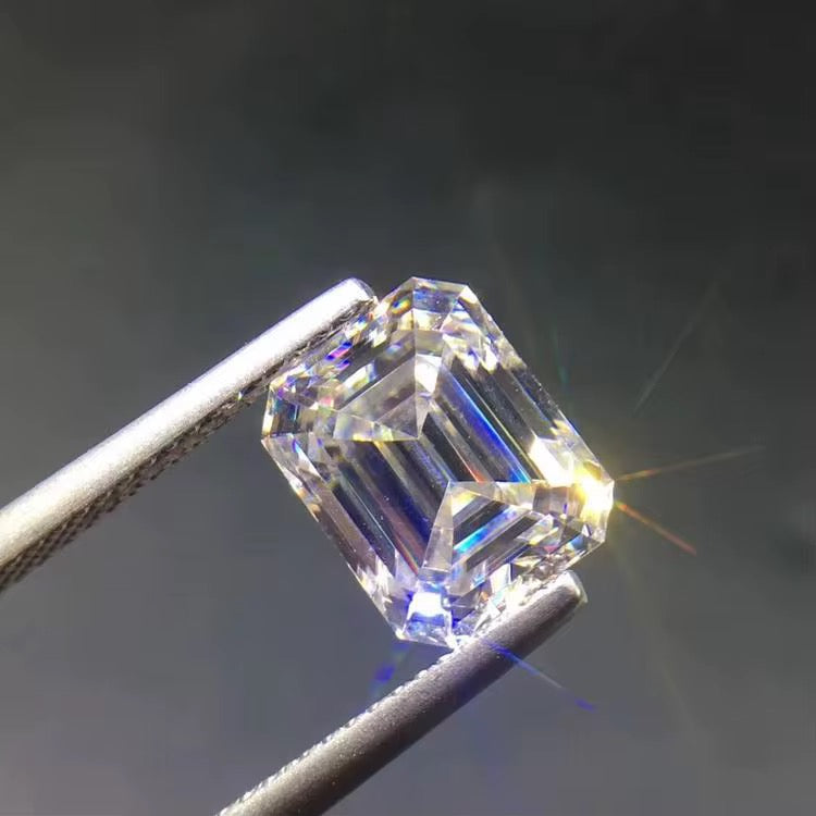 Emerald Cut Moissanite