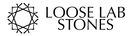 Logo of Loose Lab Stones with a geometric design on a white background